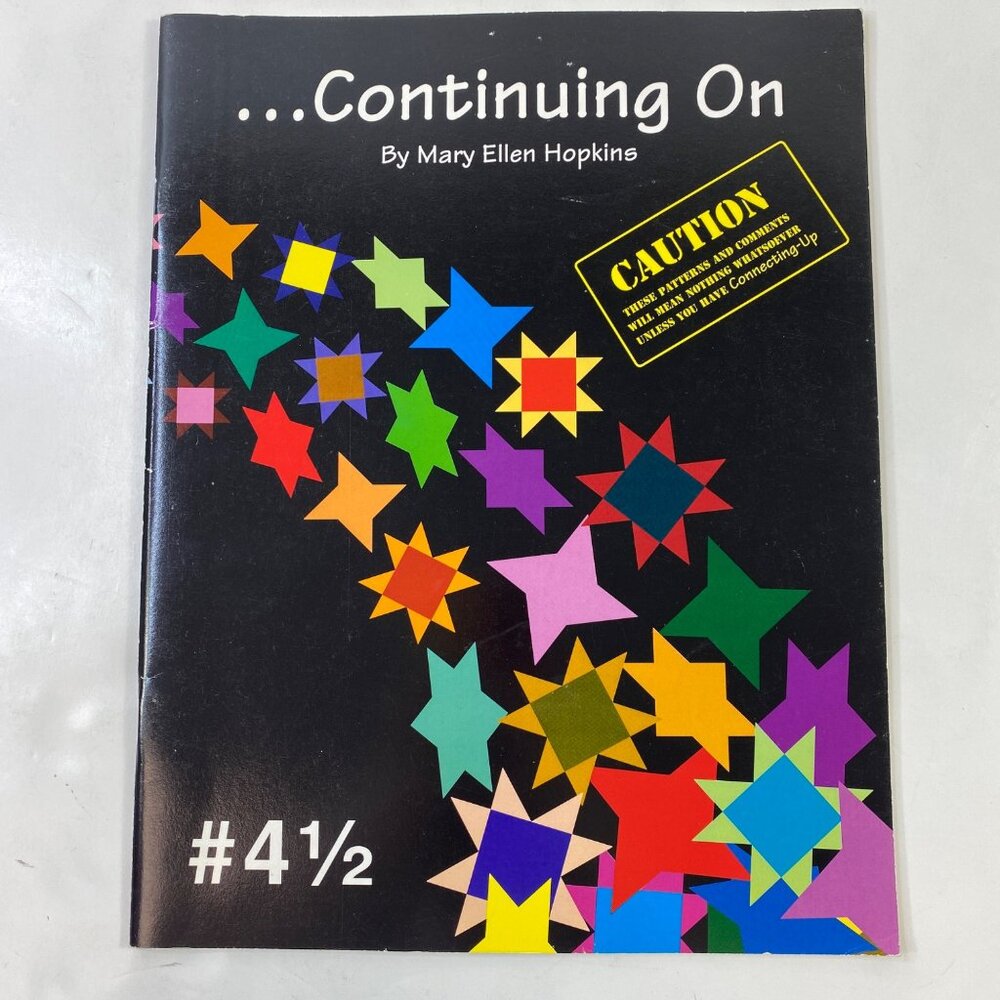 Continuing On By Mary Ellen Hopkins Quilting Guide